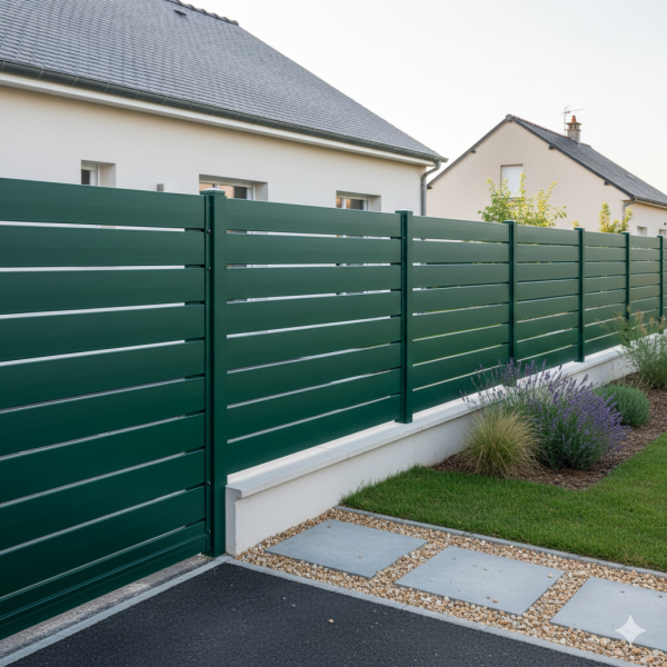 Vente et pose de clôture aluminium sur mesure à Gourdon (46) en Haute-Garonne