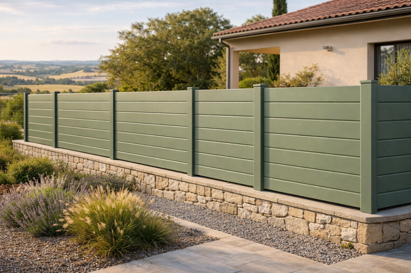 Vente et installation de clôture moderne en aluminium à Saint Felix Lauragais (31) en Haute-Garonne
