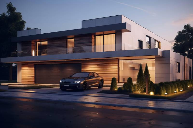 Installation de porte de garage moderne à Toulouse (31)