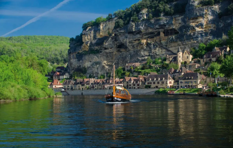 Les Gabares Norbert, balade à La Roque Gageac (24) en Dordogne 