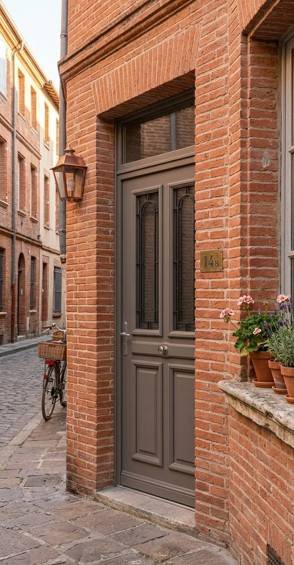 Fabrication et installation de portes d'entrée haut de gamme et sur mesure à Toulouse  (31) en Haute-Garonne