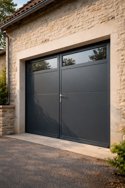 Devis pour porte de garage battante en aluminium à Gourdon 